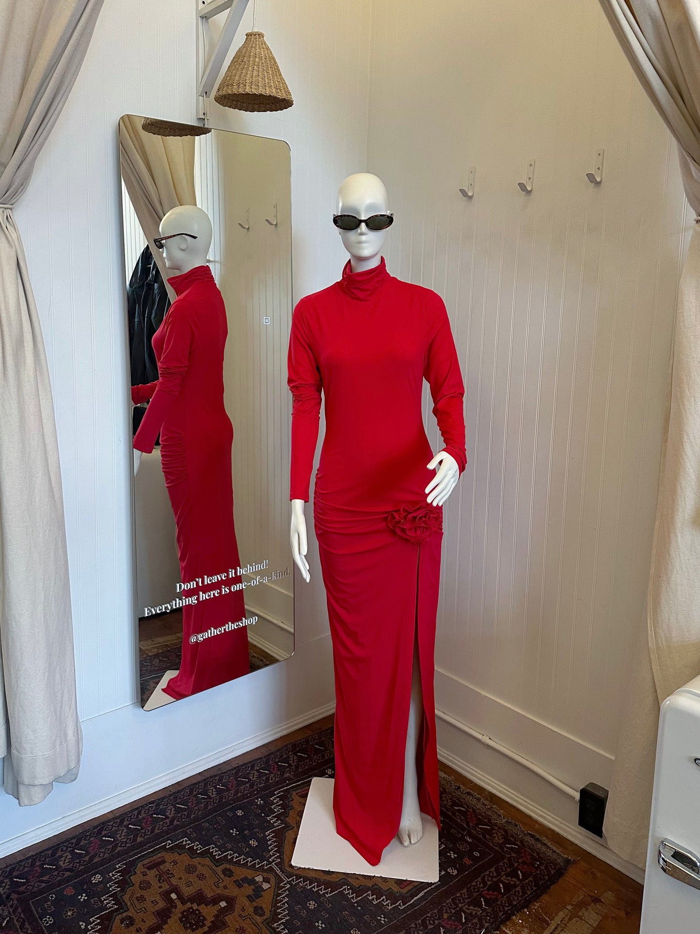 Long Sleeved Red Dress (medium)