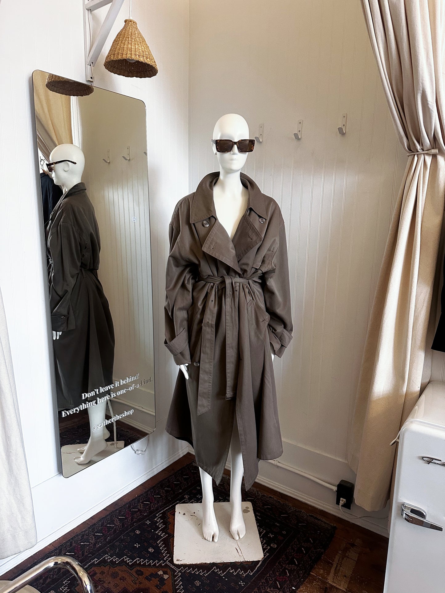 Vintage Oversized Trench (m-xl)