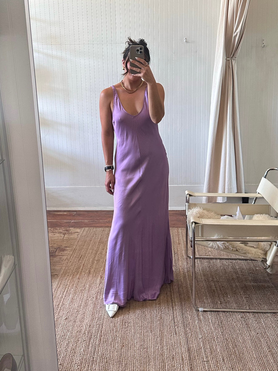 Aerie satin slip dress cheap