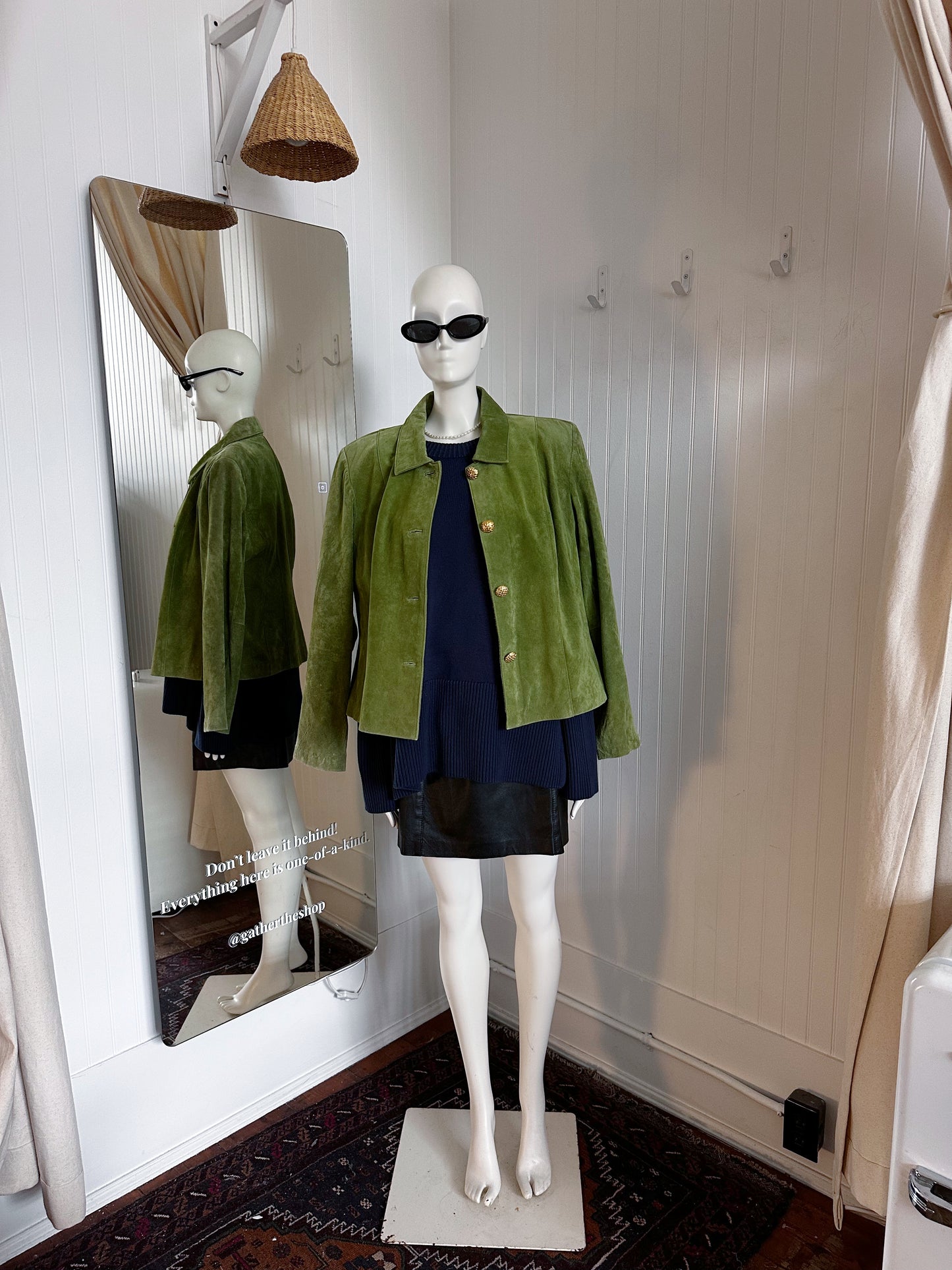 Green Suede Jacket (m-xl)