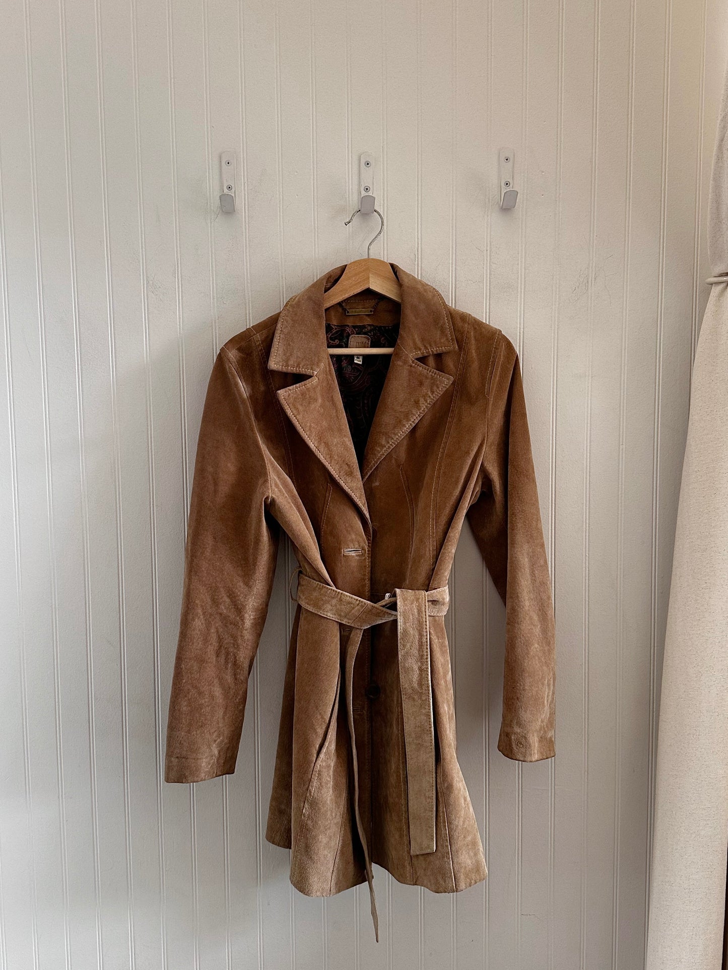 Suede Trench (XS/small)