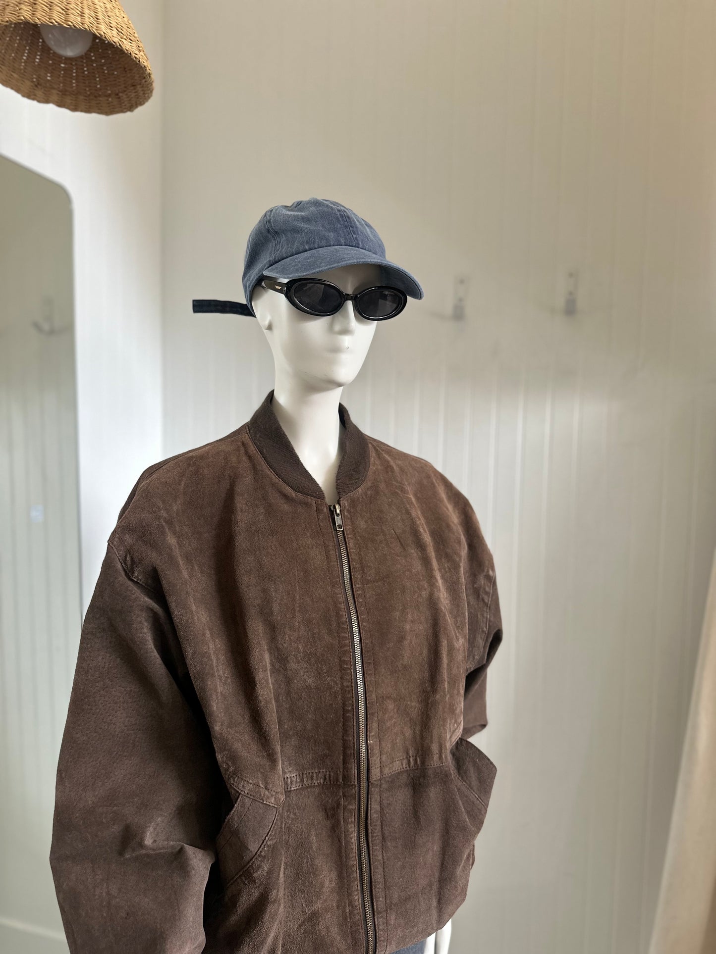 Vintage Brown Suede Jacket (s-l)