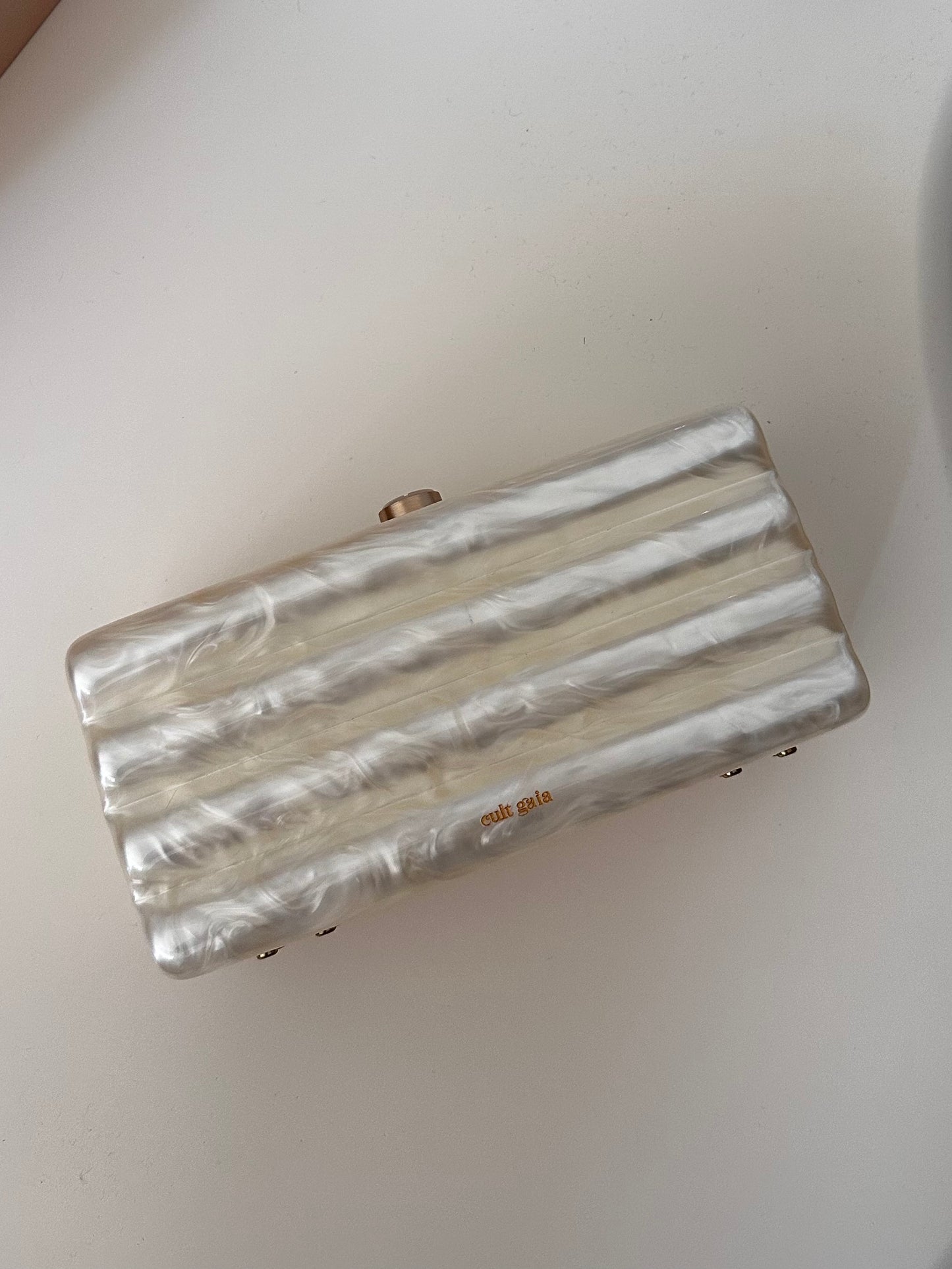 Cult Gaia Pearl Clutch
