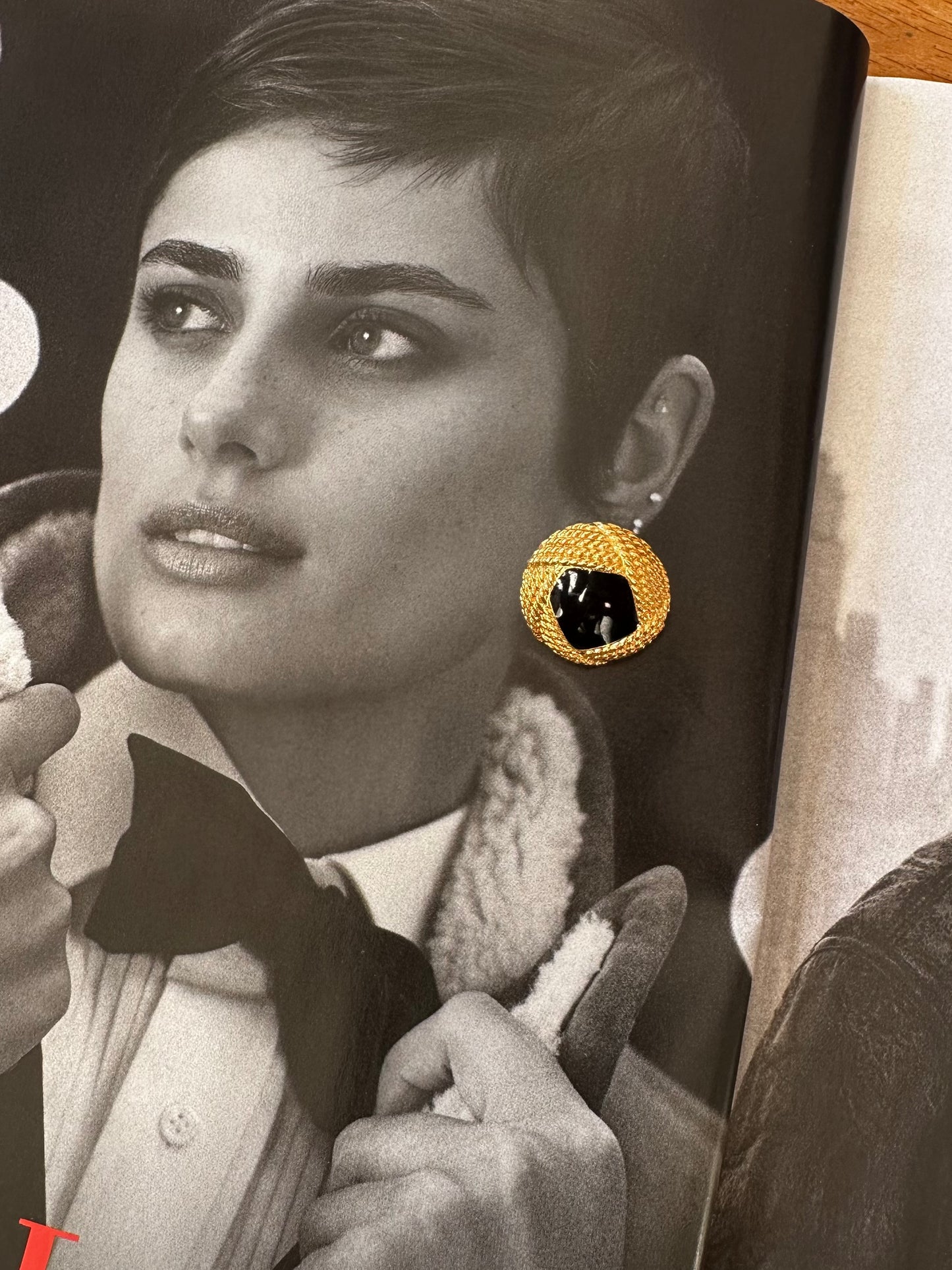 Black & Gold Earrings