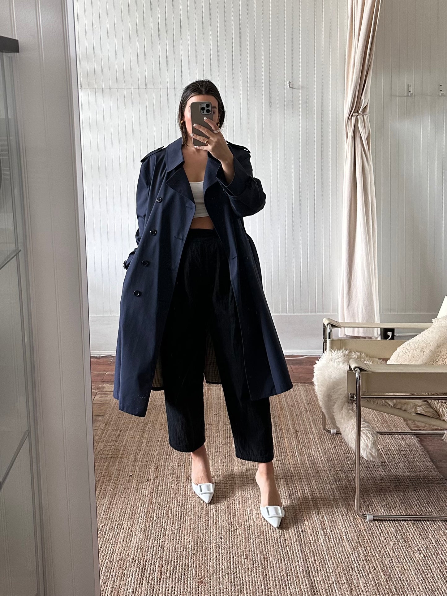 Vintage London Fog Trench (oversized)