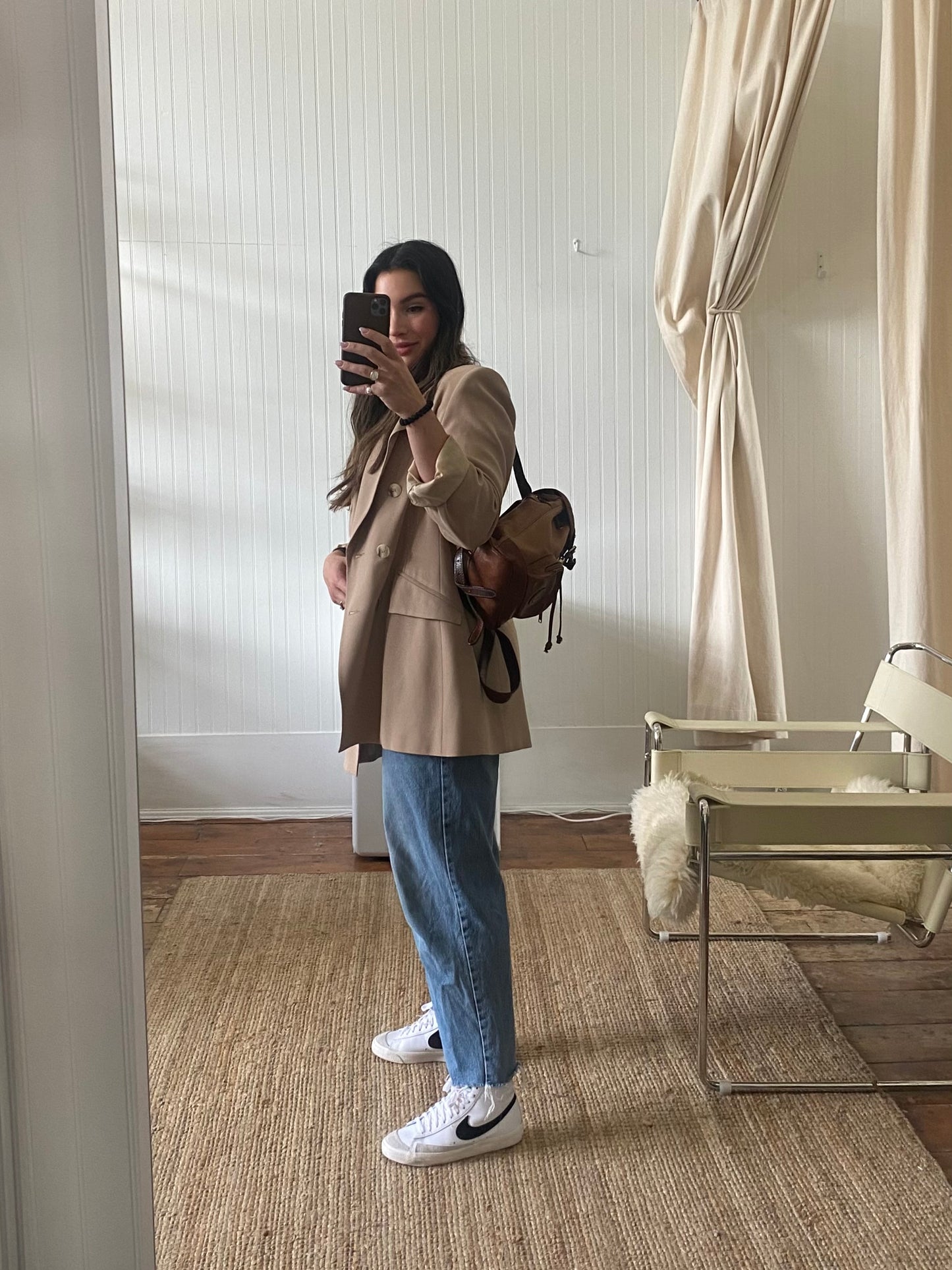 Vintage Leather Backpack
