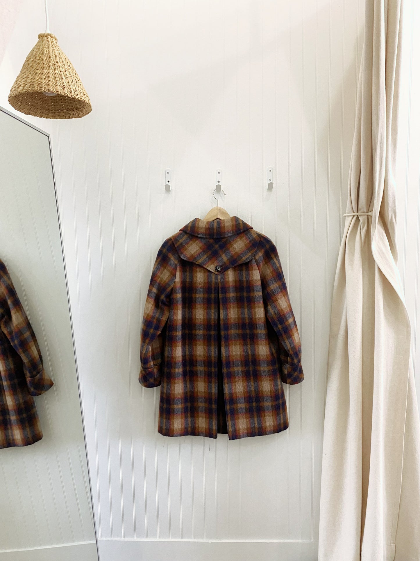 Vintage Plaid Coat