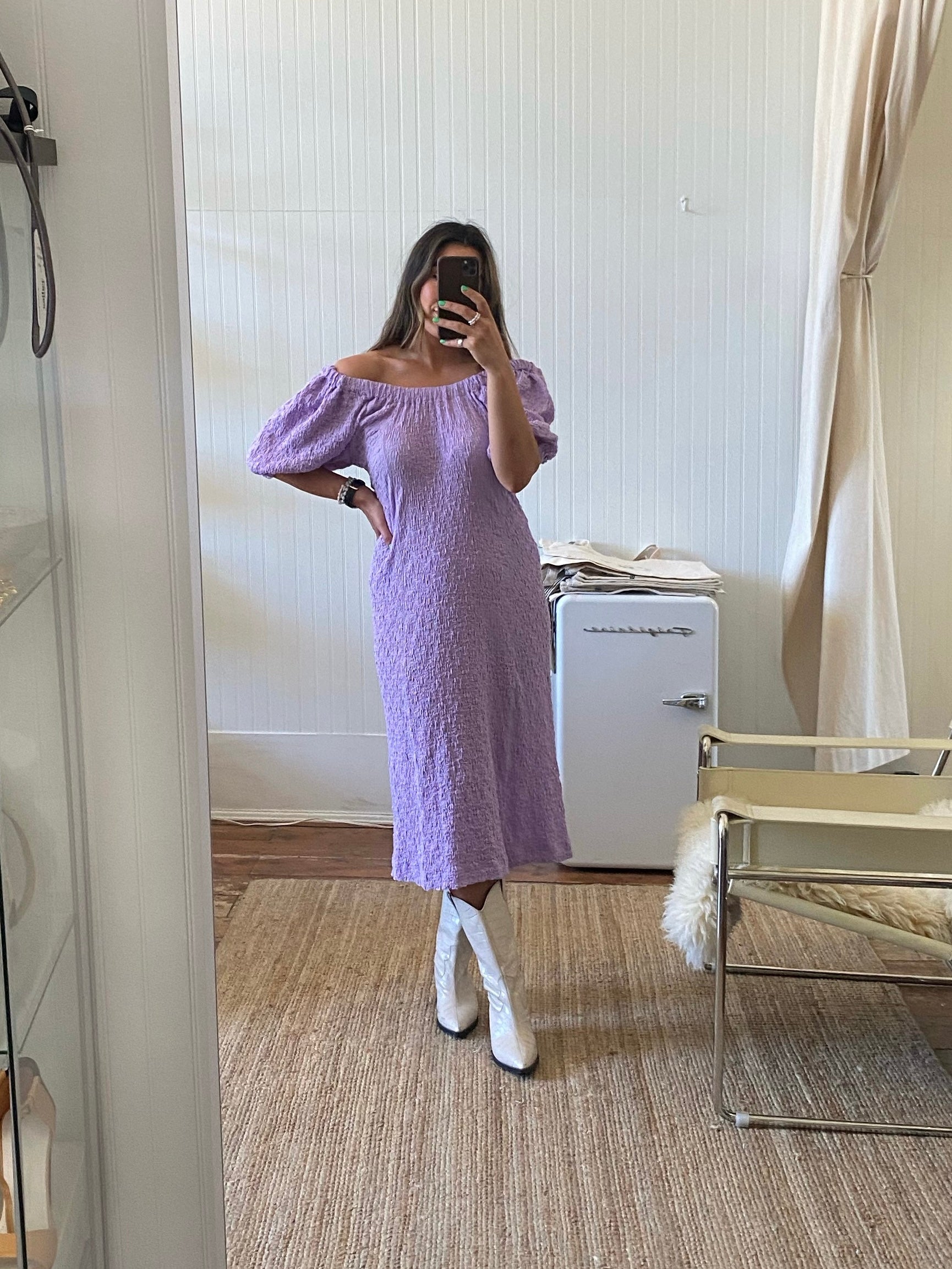 stine goya purple dress Stine Goya Damai Dress