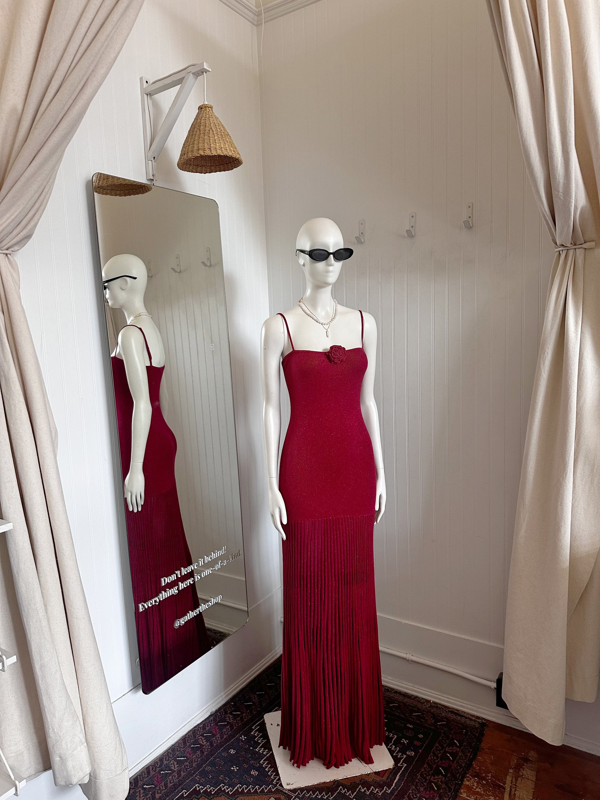 red lovers and friends dress Lovers and Friends Mischa Gown in Bright Red
