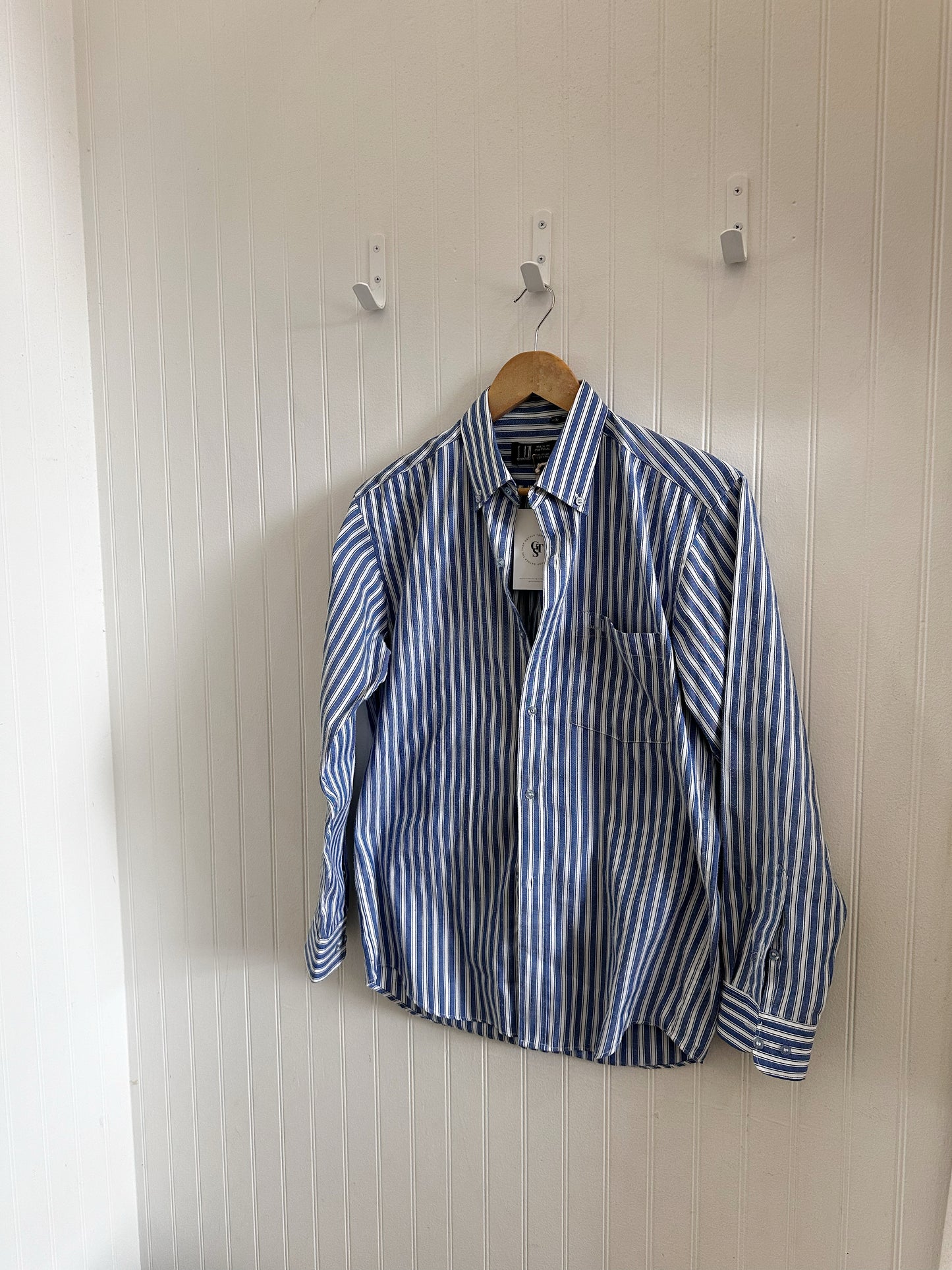 Vtg Blue Button-Down (s/m)