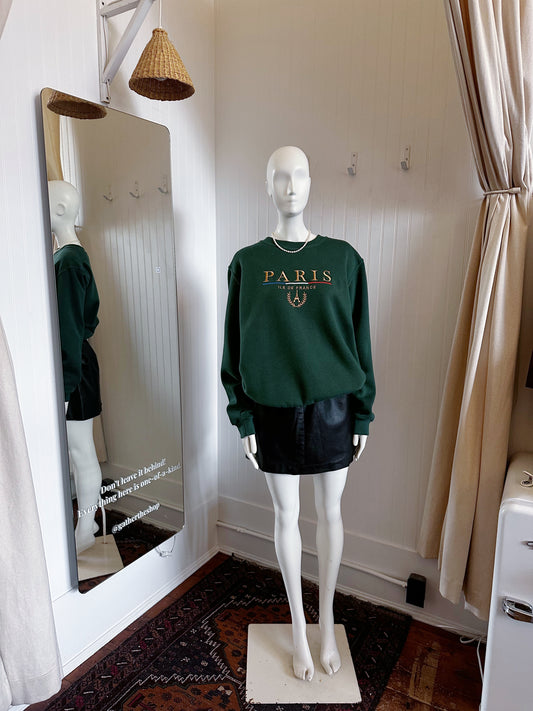 Green Paris Crewneck (s-l)