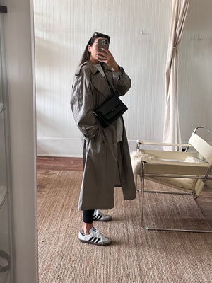 Vintage Oversized Trench (l-xl)