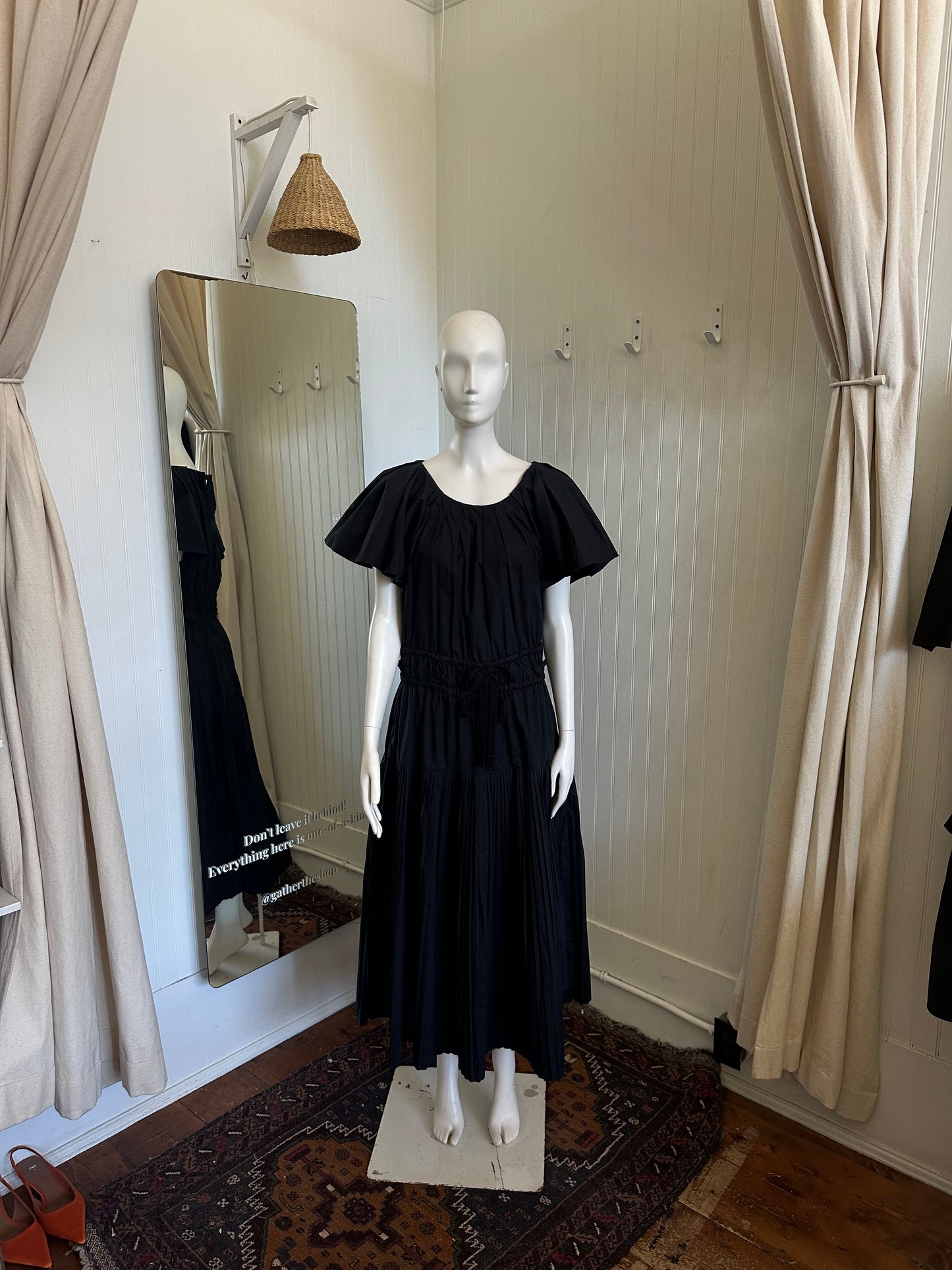 Ulla Johnson Black Dress (size 12)