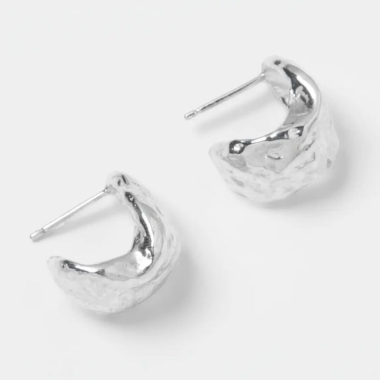 Wolf circus Remy Hoops in Sterling silver