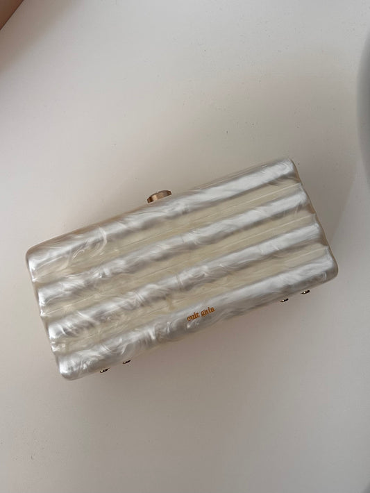 Cult Gaia Pearl Clutch