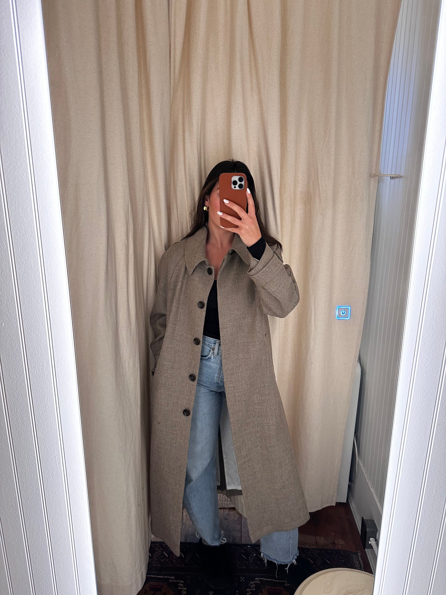 RÓHE Virgin wool coat (size 36)