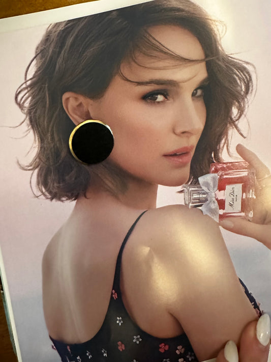 Black Suede Earrings
