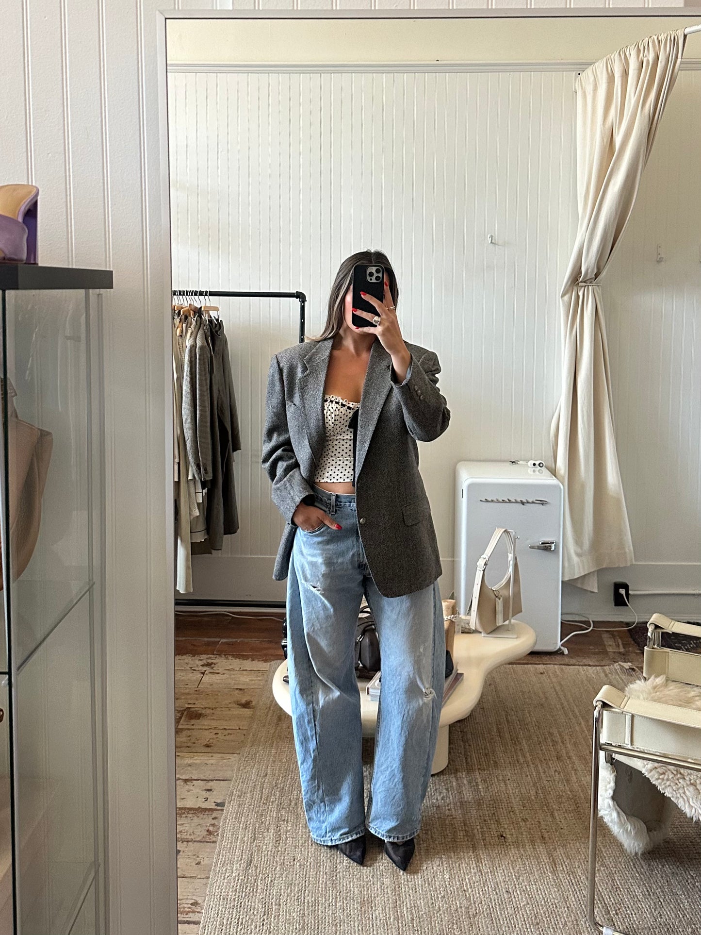 Vintage Grey Blazer