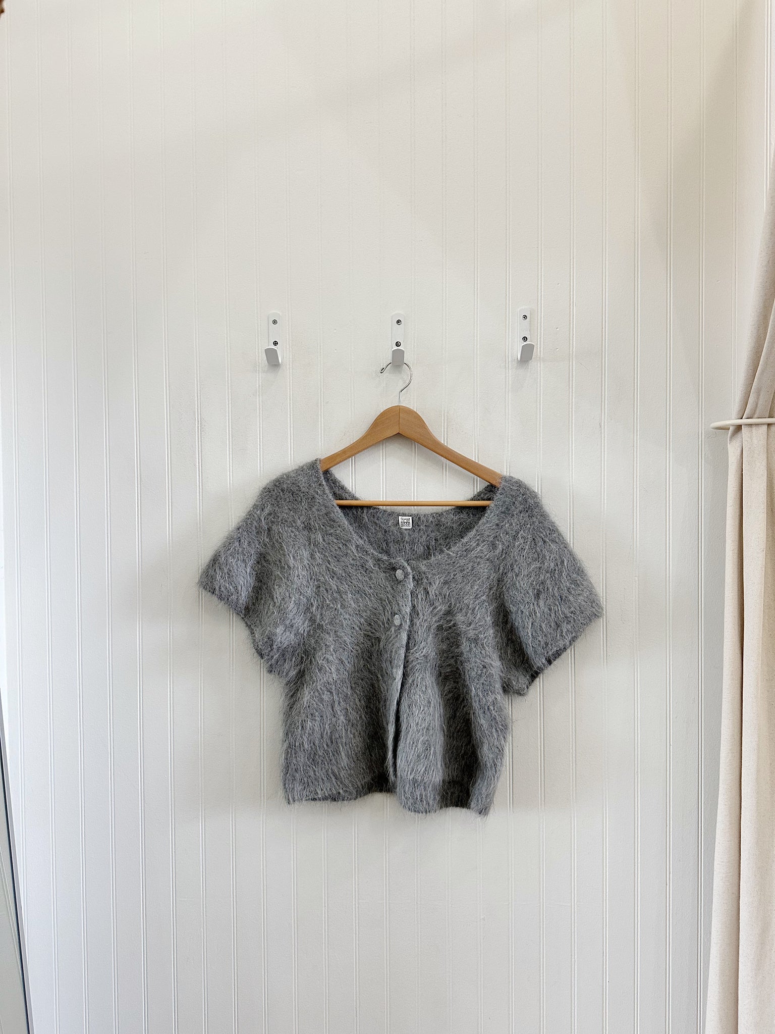Toteme Cap Sleeve Alpaca Cardigan M