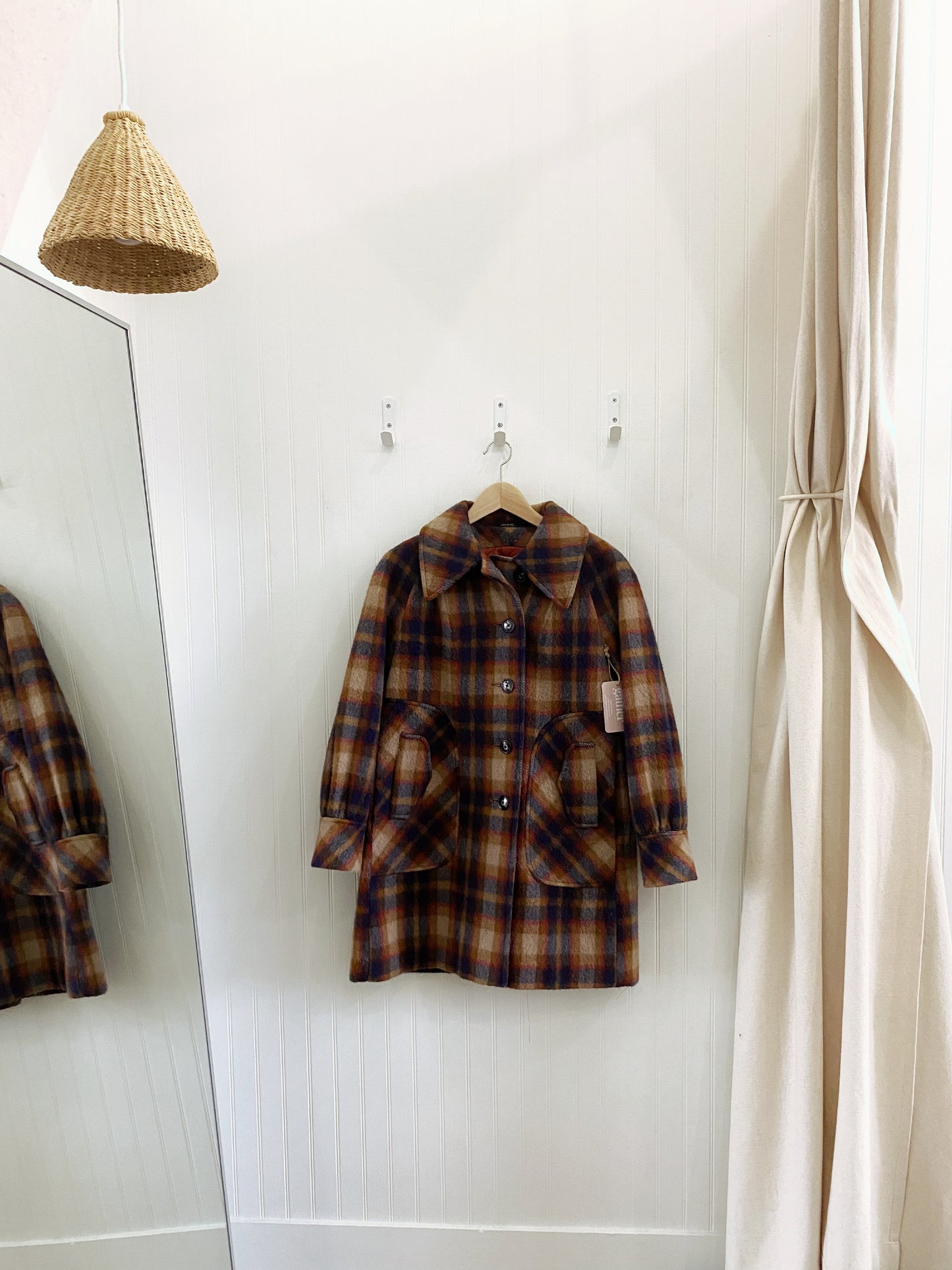 Vintage Plaid Coat