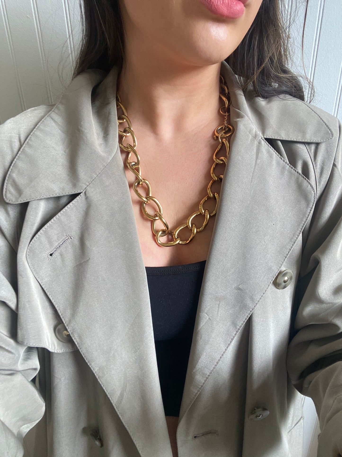 Vintage chain link necklace